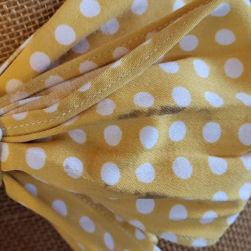 1960s Heavy Cotton Handmade Half Apron Fruit Design